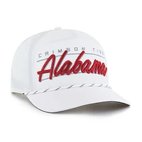 Men's '47 White Alabama Crimson Tide Condor Hitch brrr° Adjustable Hat