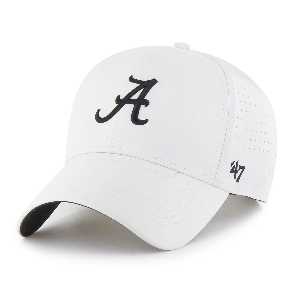 Men's '47 White Alabama Crimson Tide Forward Vent MVP Adjustable Hat