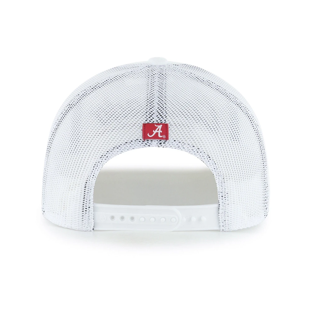 Casquette ajustable en corde Garner Alabama Crimson Tide blanche pour homme, modèle 1947