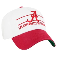 Men's '47 White Alabama Crimson Tide Gridiron Clean Up Adjustable Hat