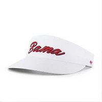 Visière ajustable Melbourne brrr° pour homme, modèle Alabama Crimson Tide blanc '47