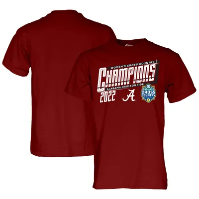 Alabama Crimson Tide Blue 84 2022 Women's SEC Cross Country Champions T-Shirt