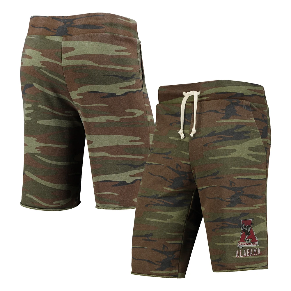 Men's Camo Alternative Apparel Alabama Crimson Tide Victory Lounge Shorts