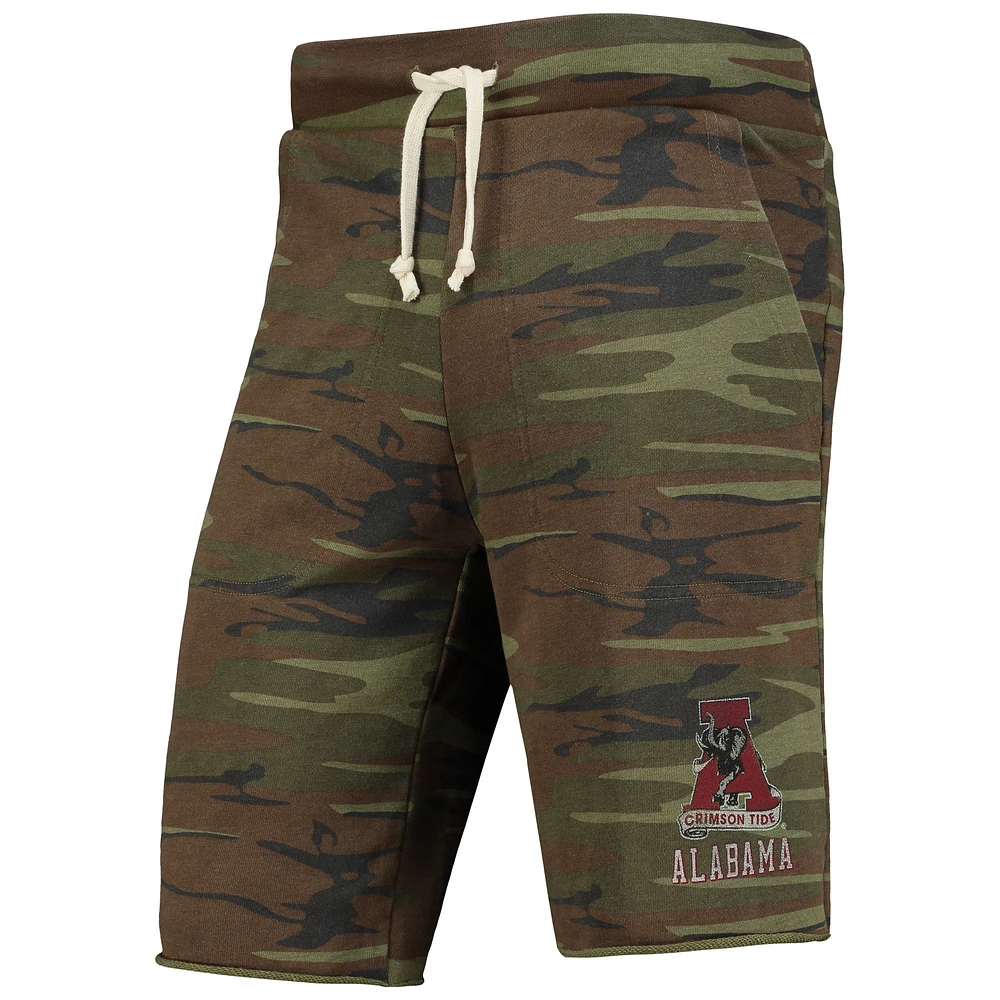 Men's Camo Alternative Apparel Alabama Crimson Tide Victory Lounge Shorts