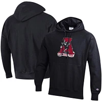 Sweat à capuche noir Champion Alabama Crimson Tide Vault Logo Reverse Weave pour homme