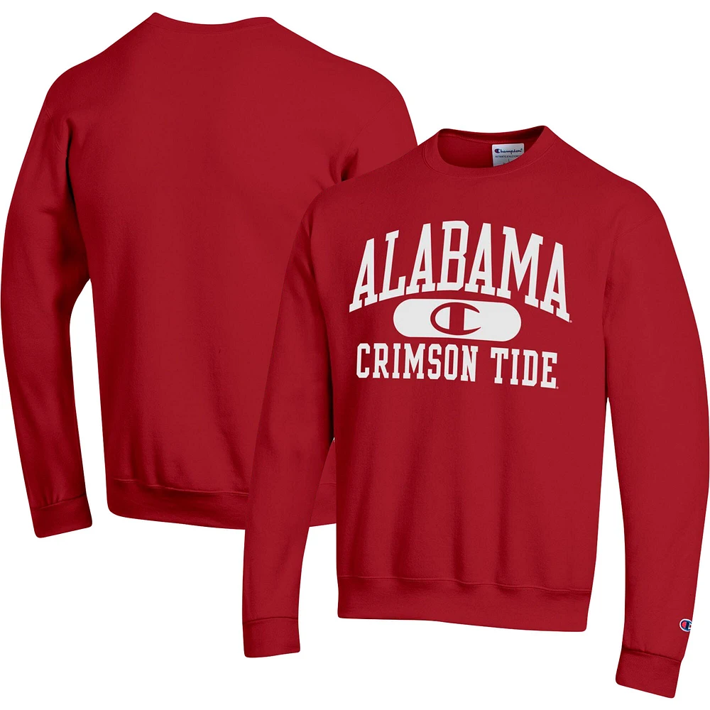 Sweat Champion Crimson Alabama Tide Arch Pill pour homme