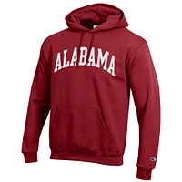 Sweat à capuche en polaire Crimson Tide Basic Arch pour homme Champion Alabama