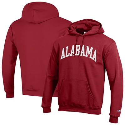 Sweat à capuche en polaire Crimson Tide Basic Arch pour homme Champion Alabama