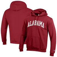 Sweat à capuche en polaire Crimson Tide Basic Arch pour homme Champion Alabama