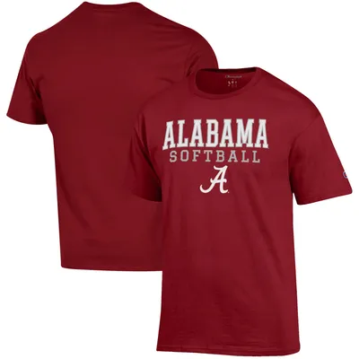 Alabama Crimson Tide Champion Softball Stack T-Shirt
