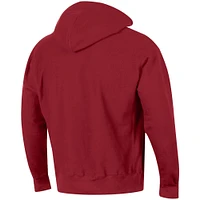 Men's Champion Crimson Alabama Tide Team Arch Reverse Weave Pullover Hoodie