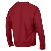 Men's Champion Crimson Alabama Tide Vault Late Night Reverse Weave Pullover Sweatshirt