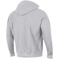 Men's Champion Heathered Gray Alabama Crimson Tide Big & Tall Reverse Weave Fleece Pullover Hoodie Sweatshirt