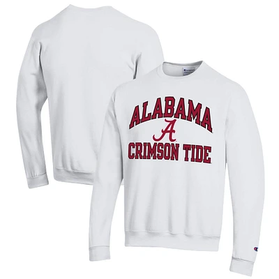 Sweat à capuche Champion Alabama Crimson Tide High Motor pour homme, blanc