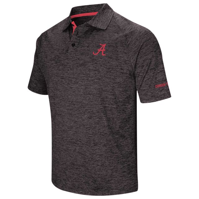 Polo Colosseum Black Alabama Crimson Tide Big & Tall Down Swing pour homme