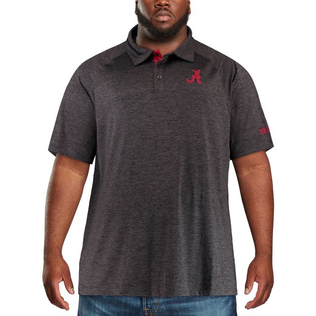 Polo Colosseum Black Alabama Crimson Tide Big & Tall Down Swing pour homme