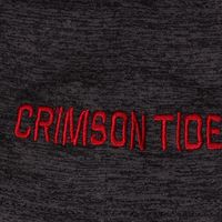 Men's Colosseum Black Alabama Crimson Tide Big & Tall Down Swing Polo