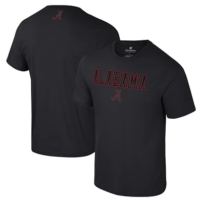 T-shirt Colosseum Black Alabama Crimson Tide Color Pop Active Blend pour hommes