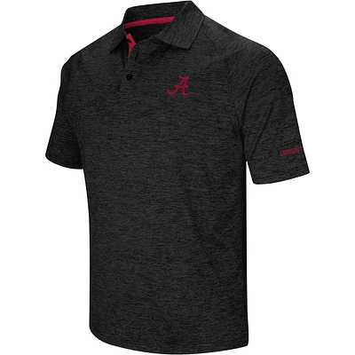 Polo Colosseum Black Alabama Crimson Tide Down Swing pour homme