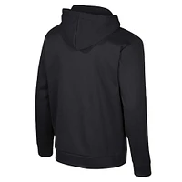 Men's Colosseum  Black Alabama Crimson Tide Quarter-Zip Hoodie