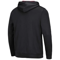 Men's Colosseum Black Alabama Crimson Tide Resistance Pullover Hoodie