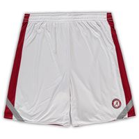 Men's Colosseum Crimson/White Alabama Crimson Tide Big & Tall Team Reversible Shorts