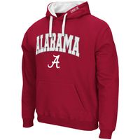 Men's Colosseum Crimson Alabama Tide Big & Tall Arch Logo 2.0 Pullover Hoodie