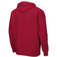 Men's Colosseum Crimson Alabama Tide Big & Tall Full-Zip Hoodie