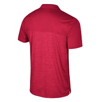 Men's Colosseum Crimson Alabama Tide Big & Tall Langmore Polo