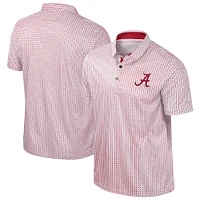 Men's Colosseum Crimson Alabama Tide Big & Tall Marty Rival Polo
