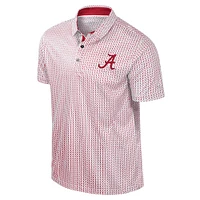 Men's Colosseum Crimson Alabama Tide Big & Tall Marty Rival Polo