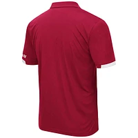 Men's Colosseum Crimson Alabama Tide Big & Tall Santry Polo