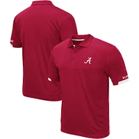 Men's Colosseum Crimson Alabama Tide Big & Tall Santry Polo