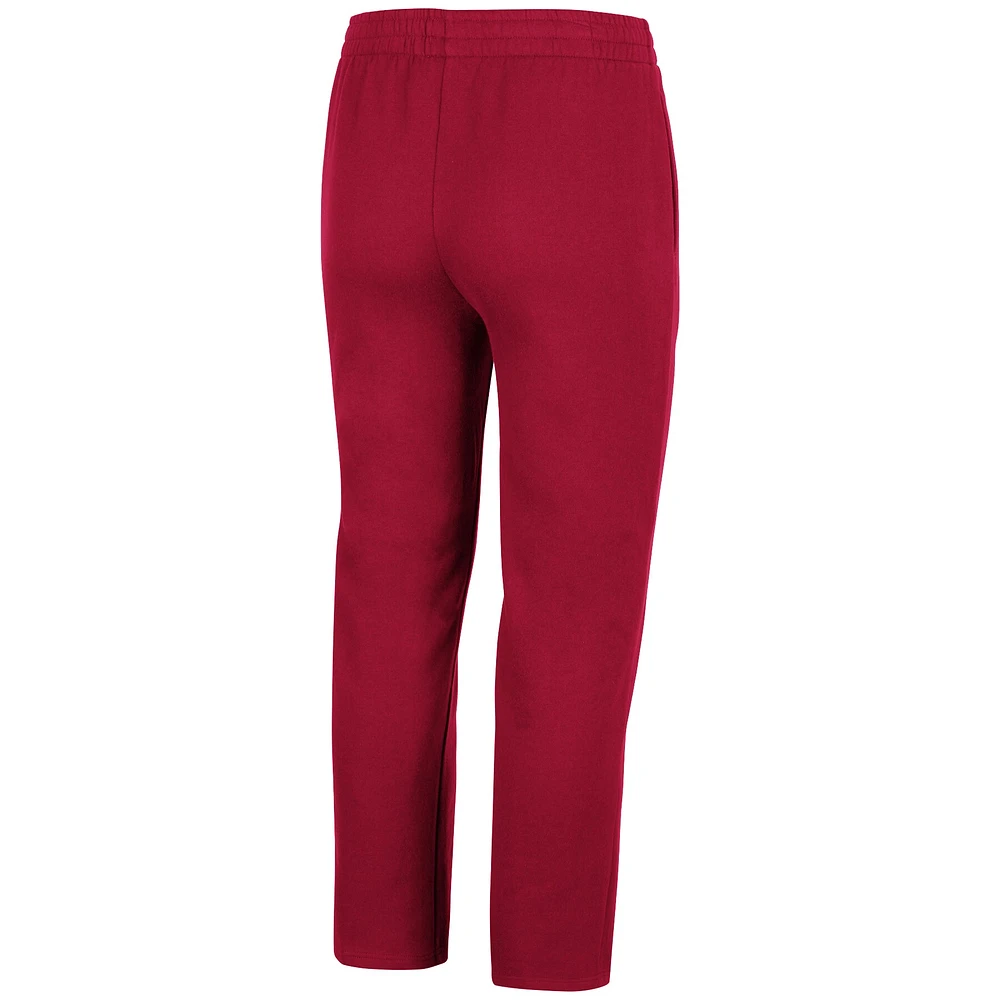 Pantalon homme Colosseum Crimson Alabama Tide en polaire