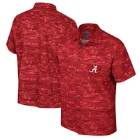 Men's Colosseum Crimson Alabama Tide Ozark Button-Up Shirt