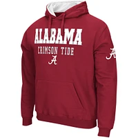 Sweat à capuche Colosseum Crimson Alabama Tide Sunrise pour hommes