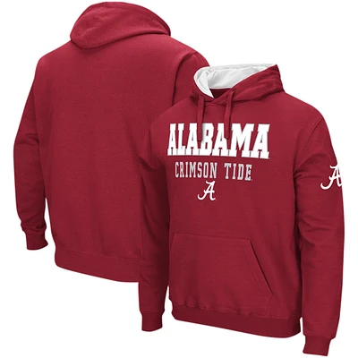 Sweat à capuche Colosseum Crimson Alabama Tide Sunrise pour hommes