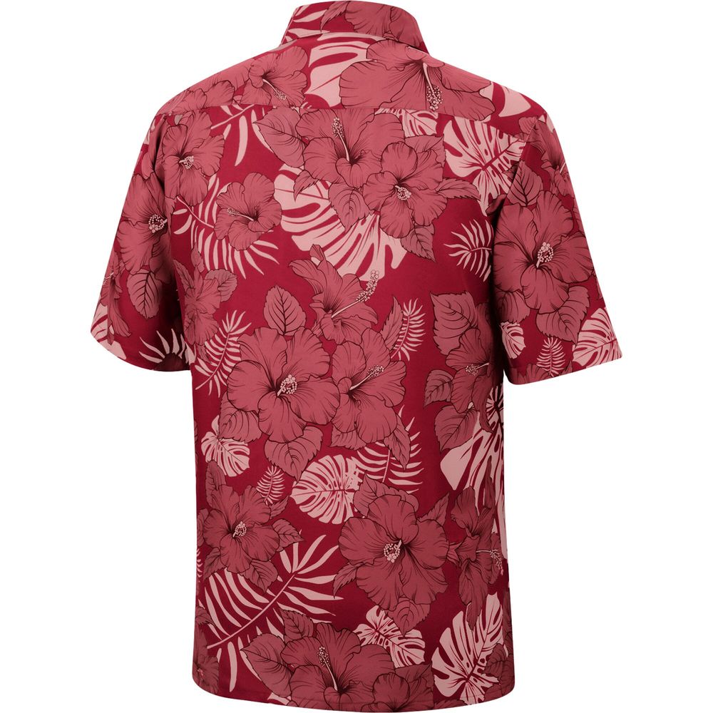 Men's Colosseum Crimson Alabama Tide The Dude Camp Button-Up Shirt