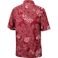 Men's Colosseum Crimson Alabama Tide The Dude Camp Button-Up Shirt