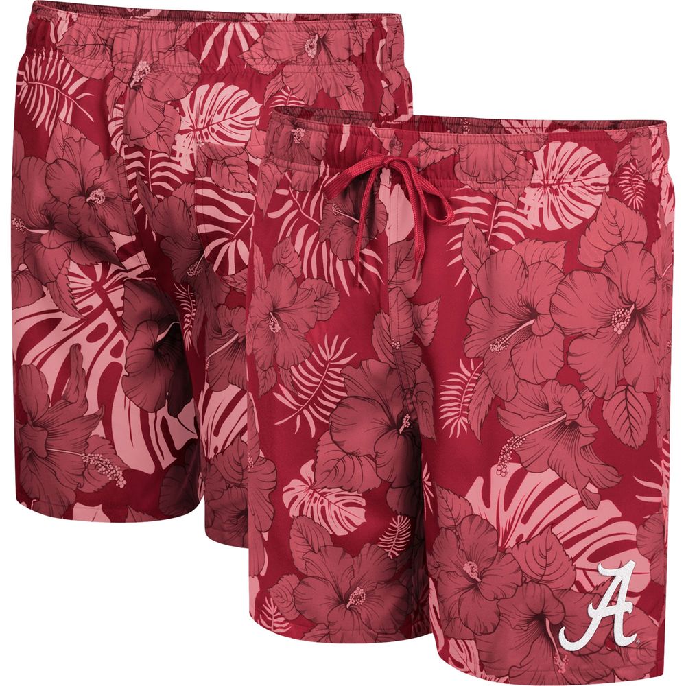 Men's Colosseum Crimson Alabama Tide The Dude Swim Shorts