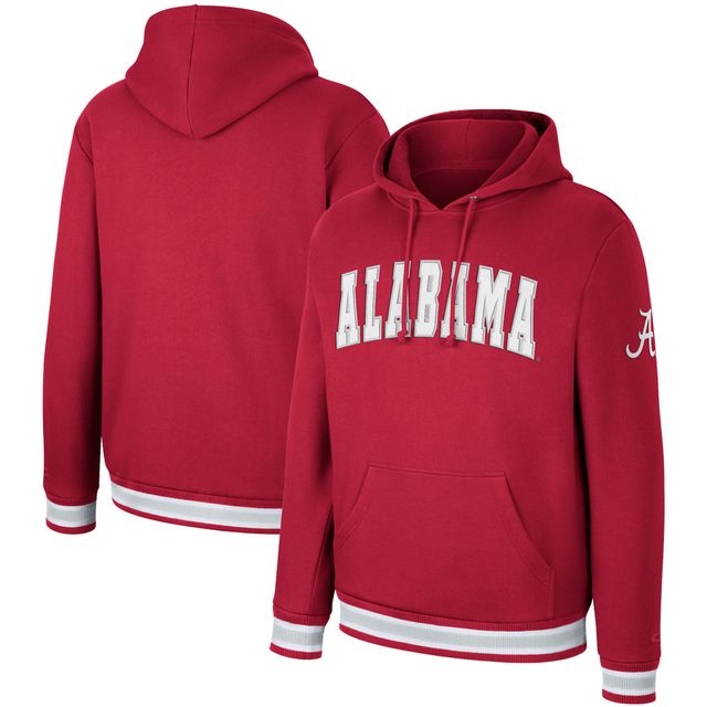 Colosseum Crimson Alabama Tide Varsity Arch Sweat à capuche pour homme