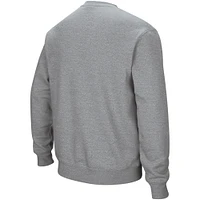 Colosseum Gris chiné Alabama Crimson Tide Arch & Logo Crew Neck Sweat-shirt pour homme