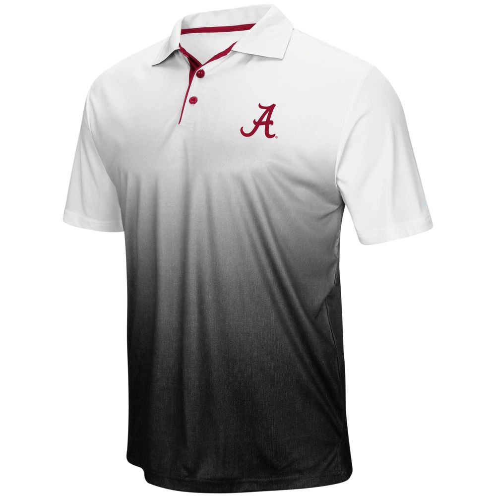 Men's Colosseum Heathered Gray Alabama Crimson Tide Magic Team Logo Polo