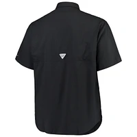 Men's Columbia Black Alabama Crimson Tide Big & Tall Collegiate Tamiami Button-Down Shirt