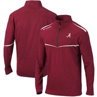 Men's Columbia Crimson Alabama Tide Scorecard Quarter-Zip Jacket