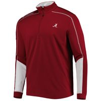 Men's Columbia Crimson Alabama Tide Shotgun 2.0 Omni-Wick Quarter-Zip Jacket