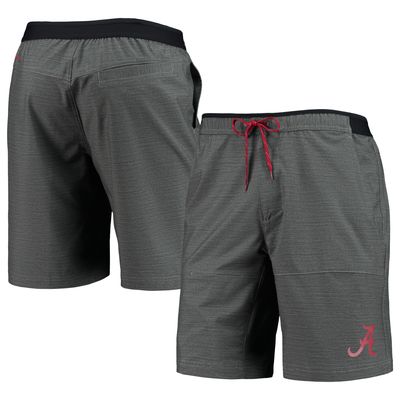 Men's Columbia Heathered Gray Alabama Crimson Tide Twisted Creek Omni-Shield Shorts