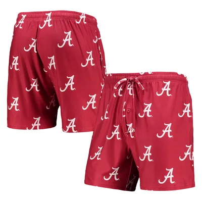 Alabama Crimson Tide Concepts Sport Flagship Allover Print Jam Shorts