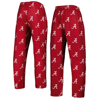 Alabama Crimson Tide Concepts Sport Logo Flagship Allover Print Pants