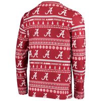 Men's Concepts Sport Crimson Alabama Tide Ugly Sweater Knit Long Sleeve Top and Pant Set